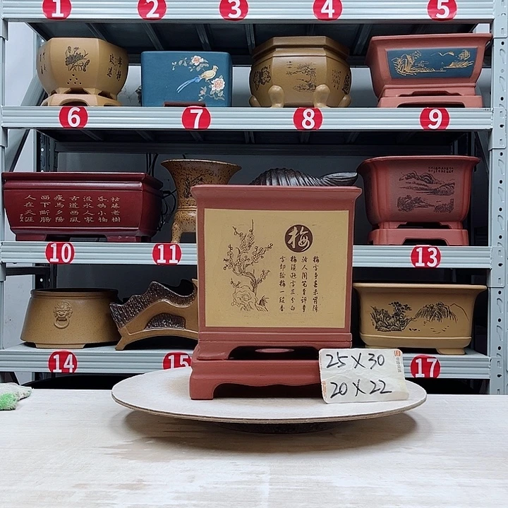 紫砂花盆紫砂花盆