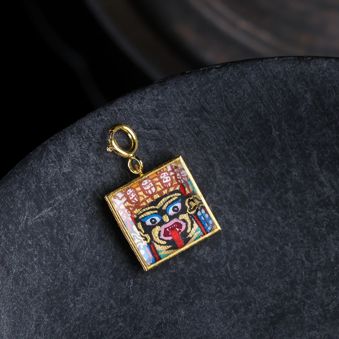 【思嘉】饰不可挡·扎基方形唐卡（小）| 多样性发一 YT0002