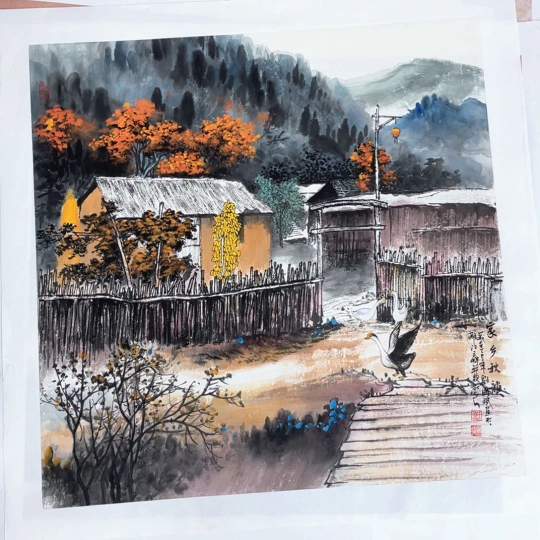 国画刘国斌老师作品欣赏