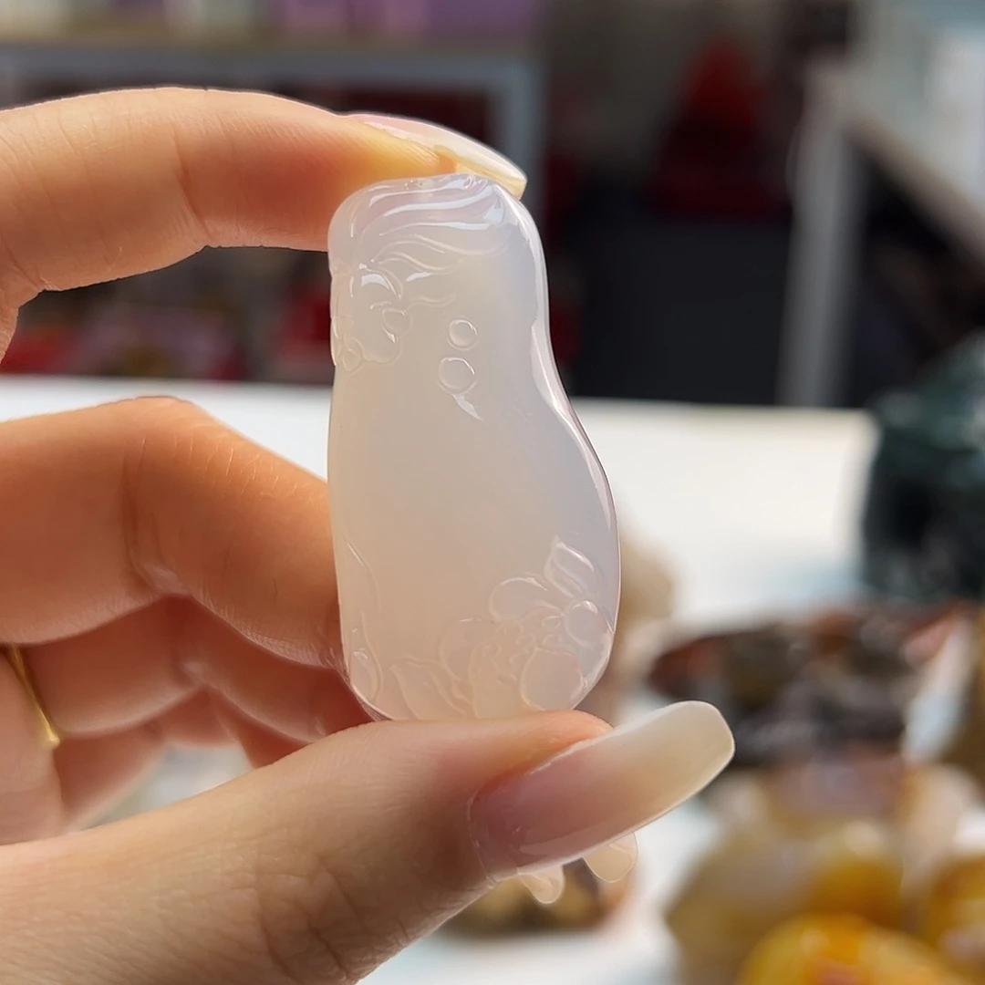 玛瑙/玉髓未镶嵌吊坠(不含链)