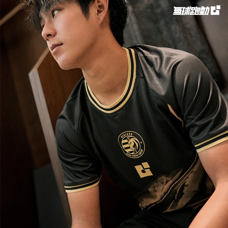 無球跑動25赛季中乙温州队球员版赛前热身服限量献给华侨先辈