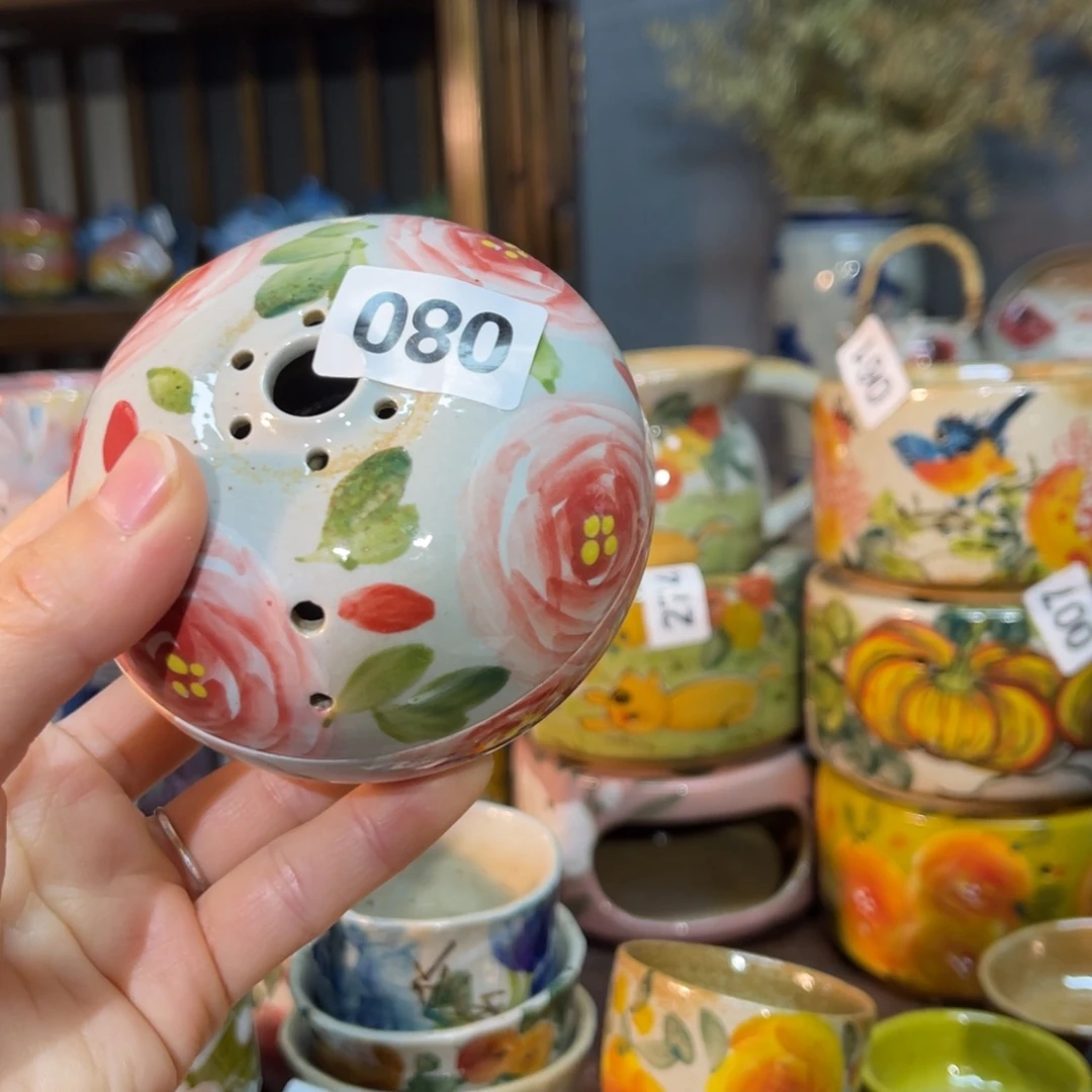 杯素浅陶瓷手工手绘