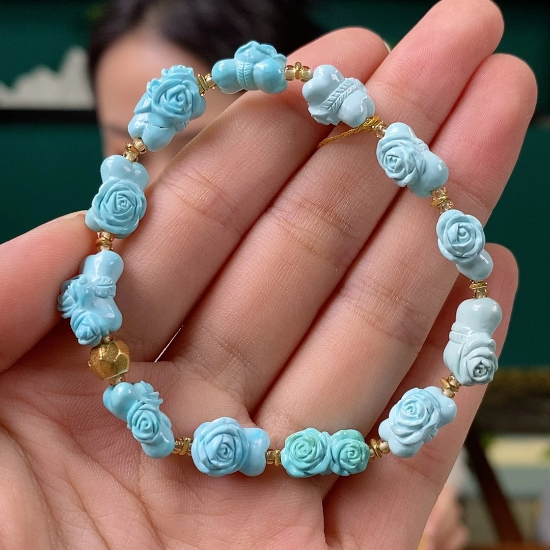 绿松石未镶嵌珠宝奇石