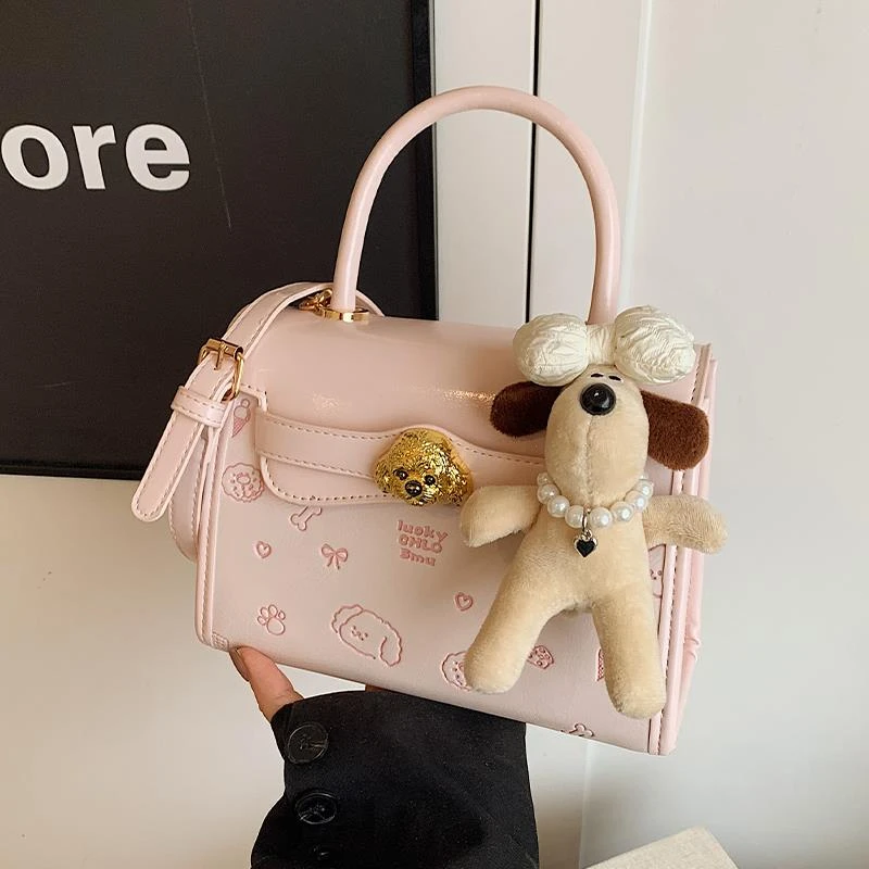 小众超火手拎包包女款2025新款潮流行时尚单肩包高级感斜挎小方包