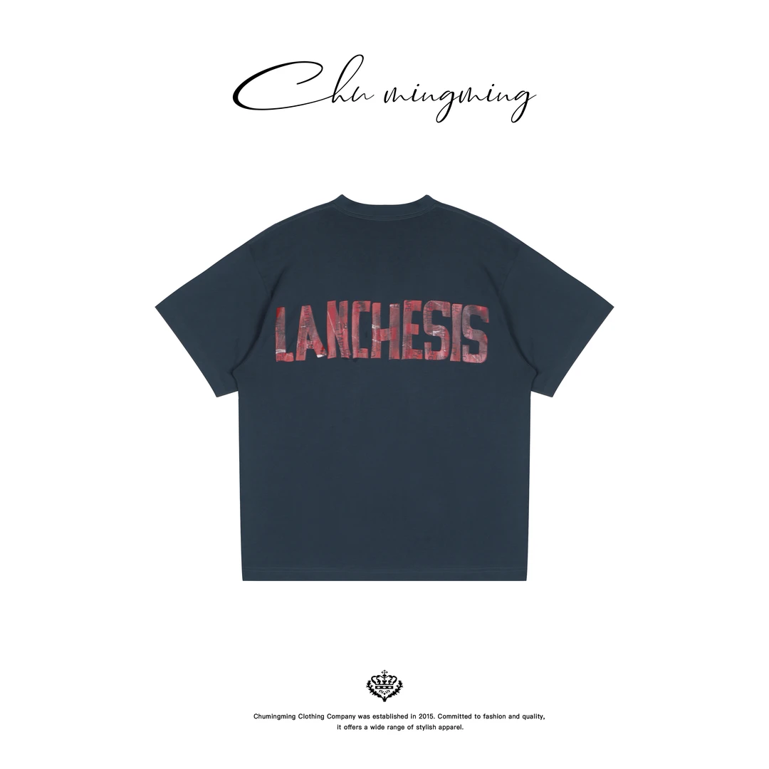 【CHU/2025SSNEW】  男友红字T恤 YQ2531