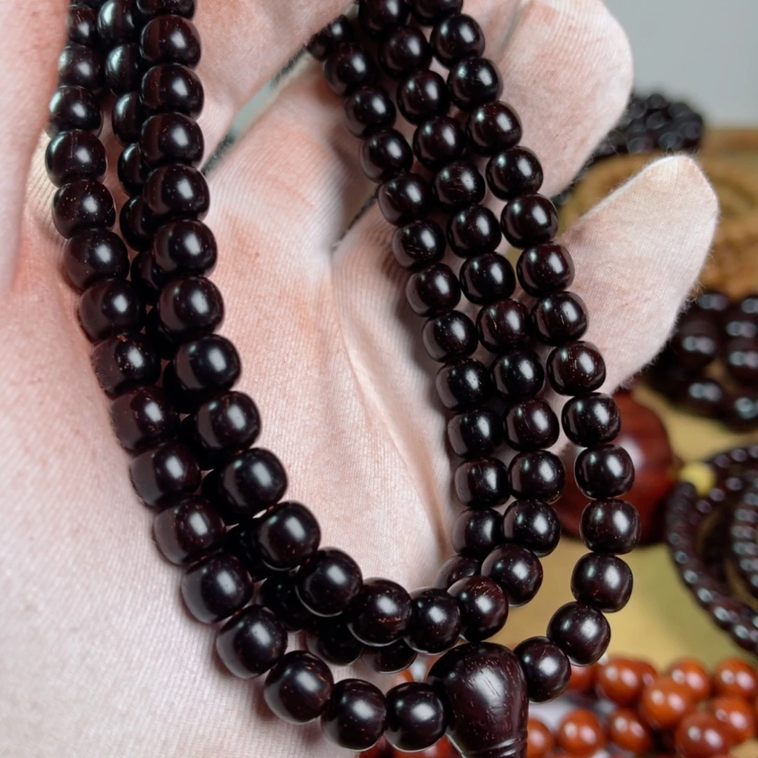 手串/手链小叶紫檀7.5/8老型高油密多星树头老料