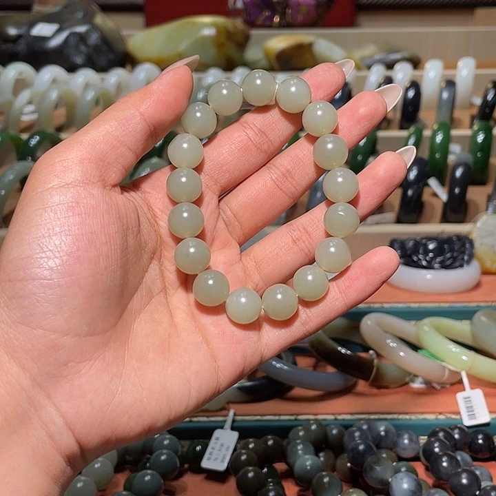 未镶嵌手链和田玉（青白玉）