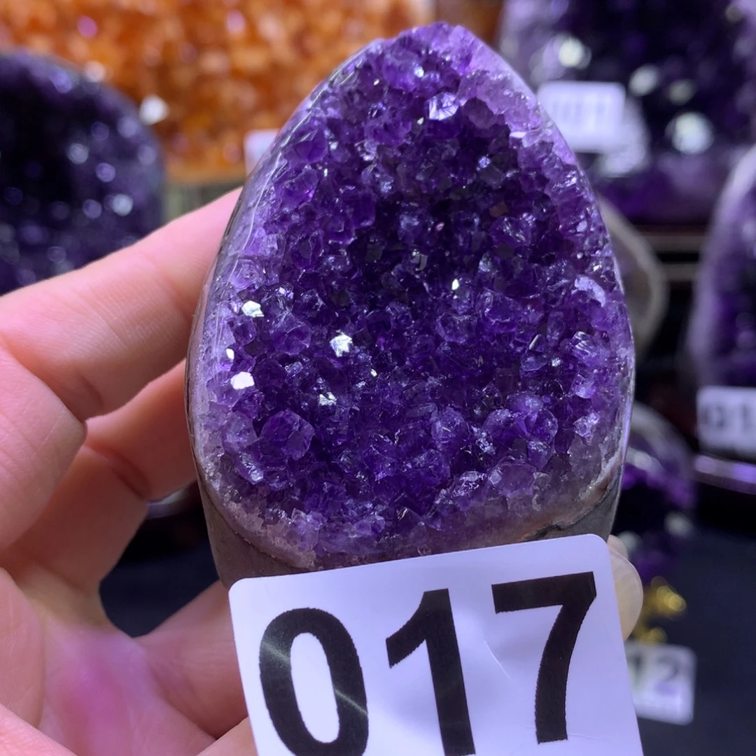 紫晶摆件未镶嵌水晶