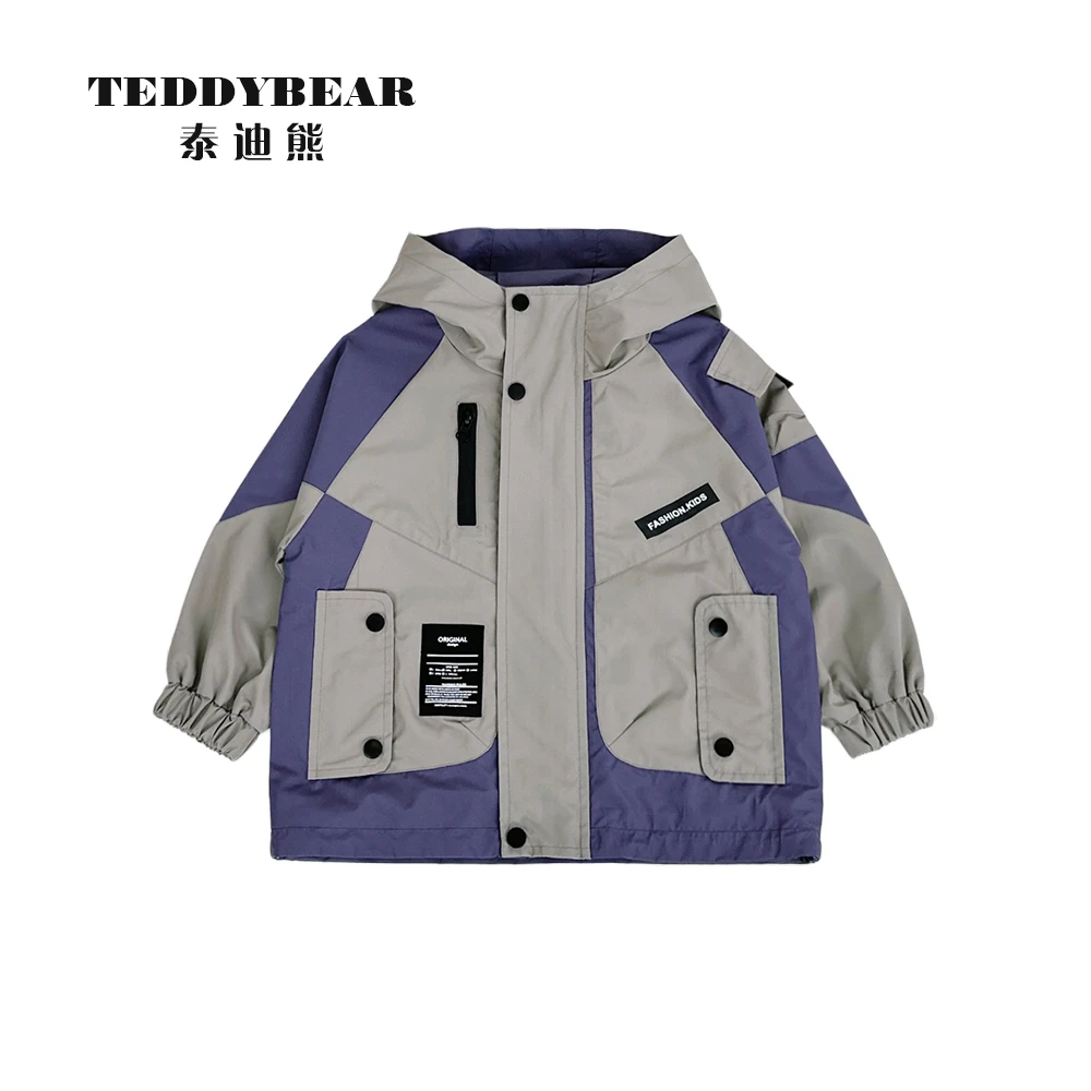 TeddyBear/泰迪熊男童外套春秋款2024新款秋装儿童夹克潮