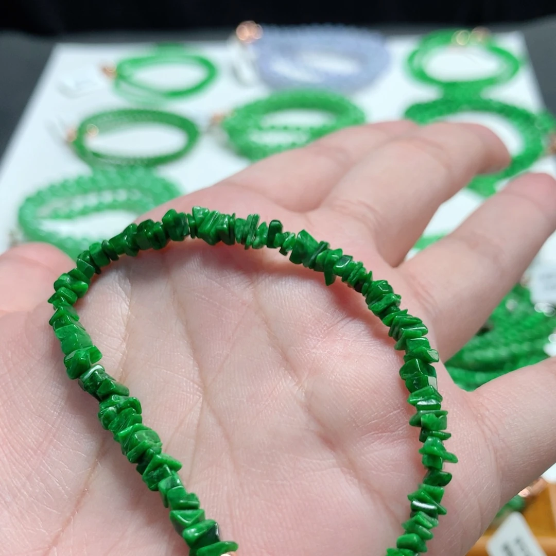 翡翠未镶嵌手链翡翠