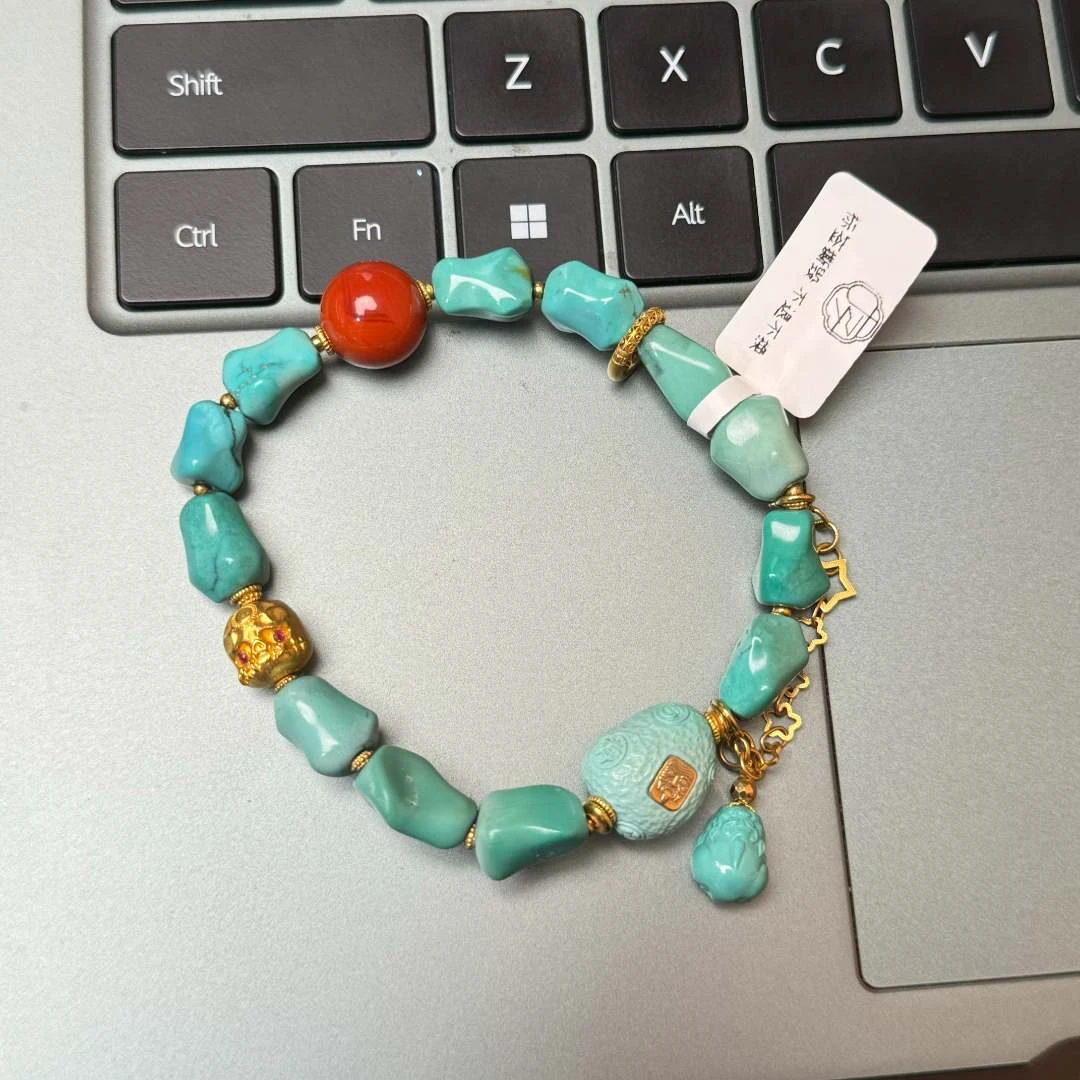 左边婷姐丨绿松石手串（B1167）