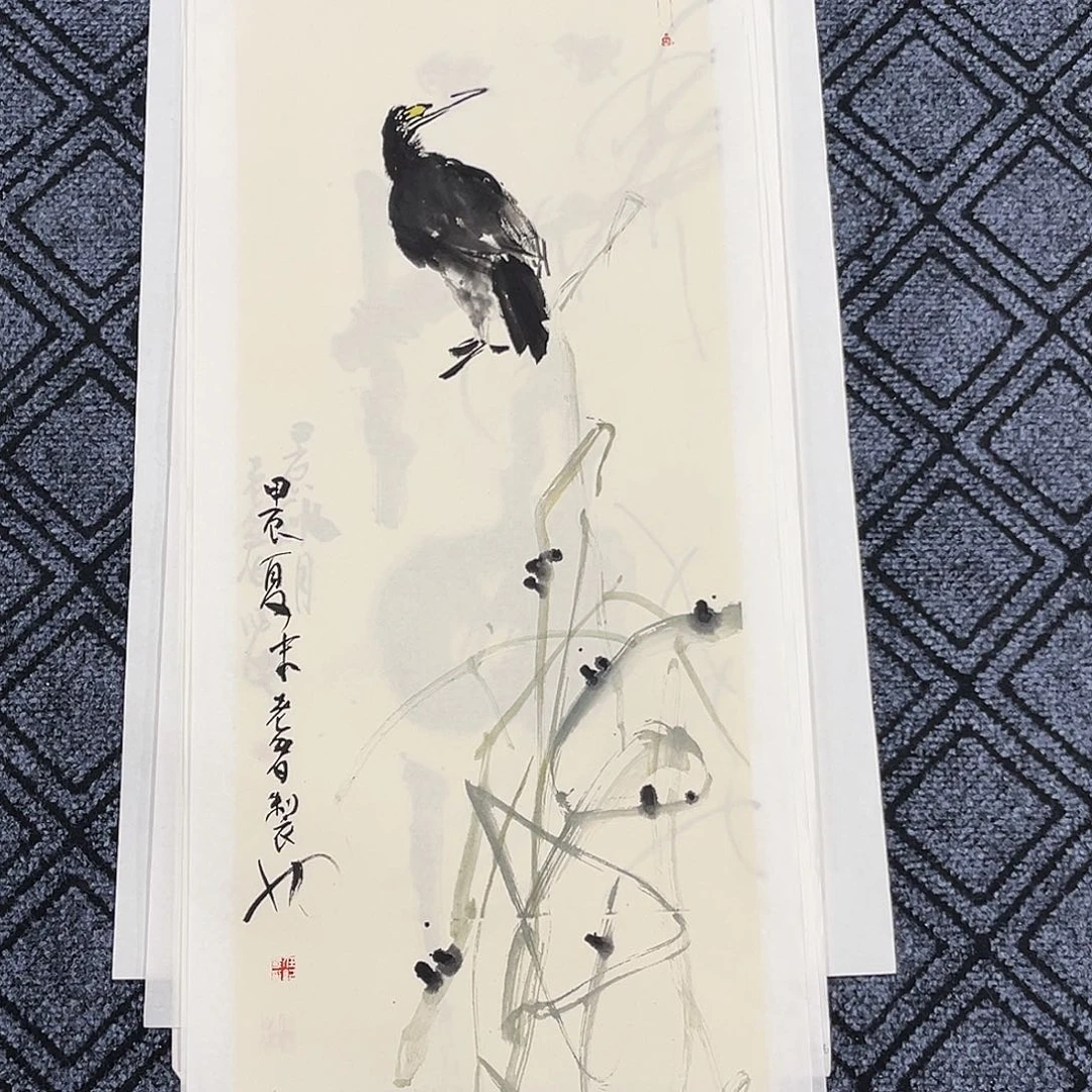国画任有先老师四尺四开冯