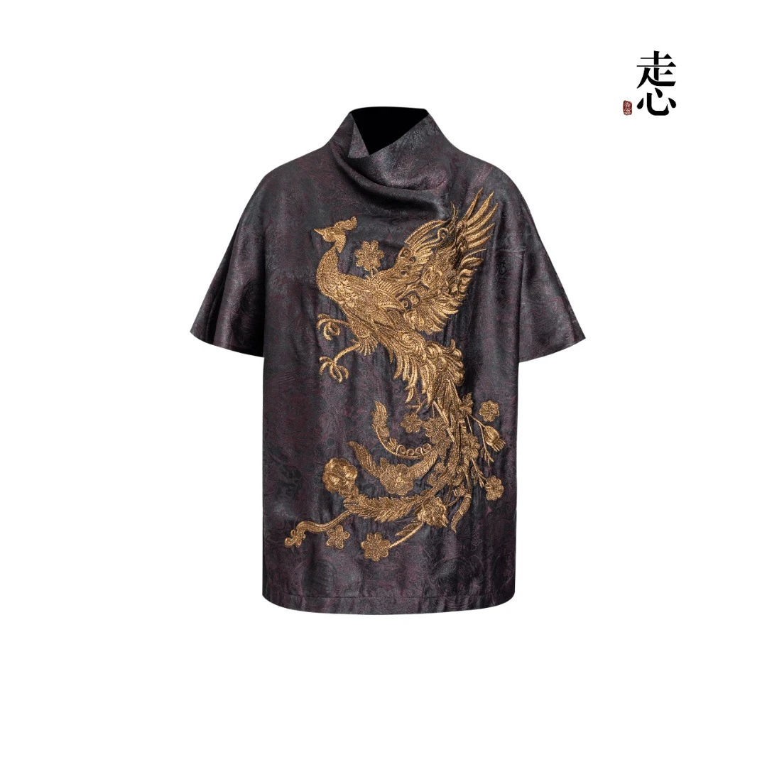 【香云走心】凤舞九天短袖套头衫 25ZW13F