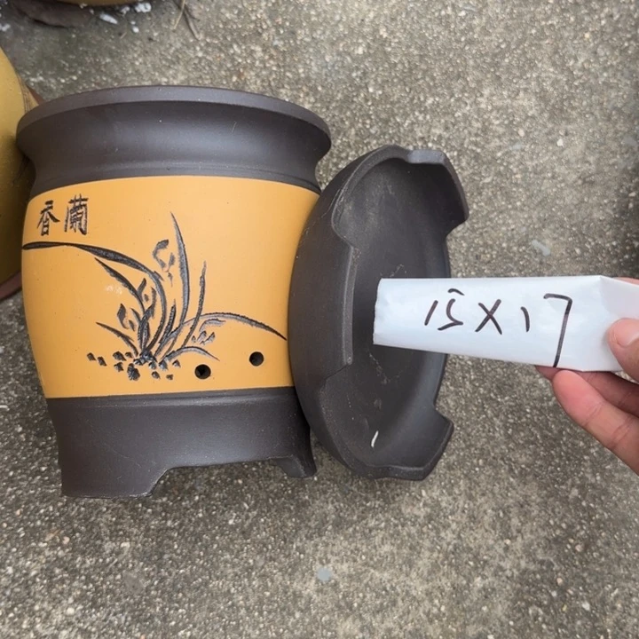 紫砂花盆特价清仓