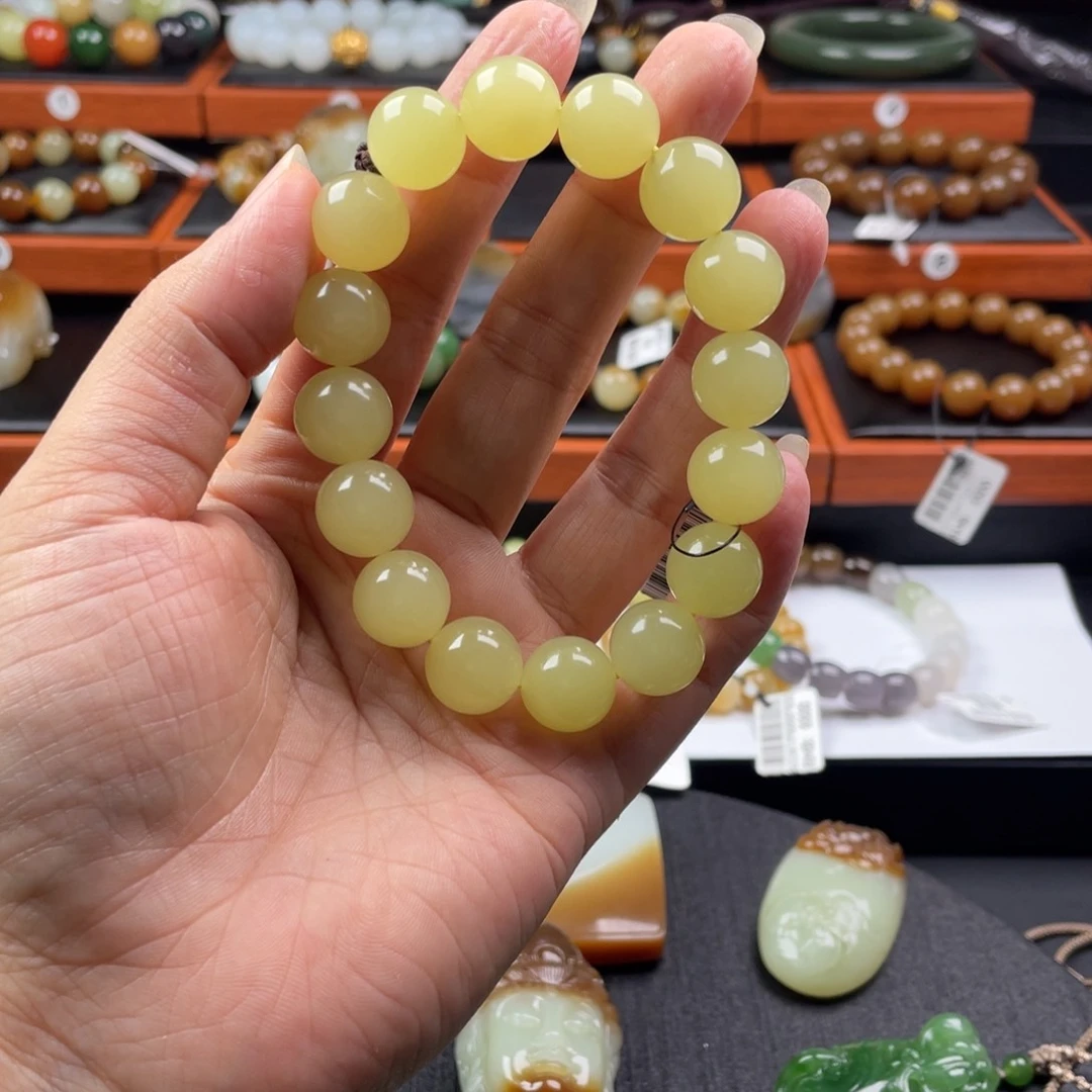 未镶嵌手串和田玉