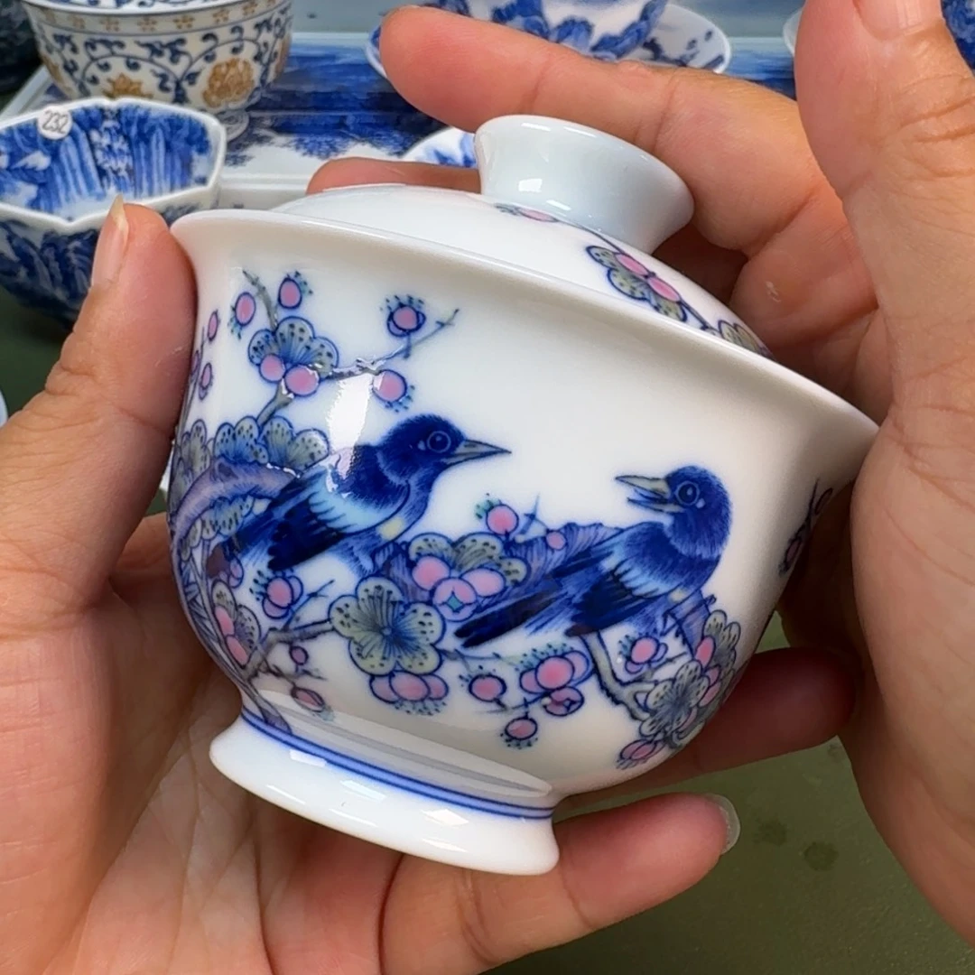 景德镇纯手绘茶具圆圆220