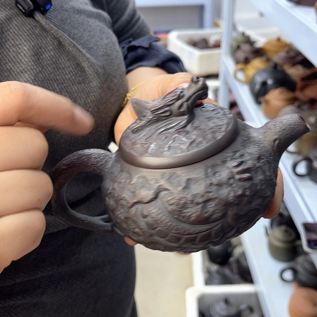 茶壶紫砂宜兴紫砂壶瑕疵