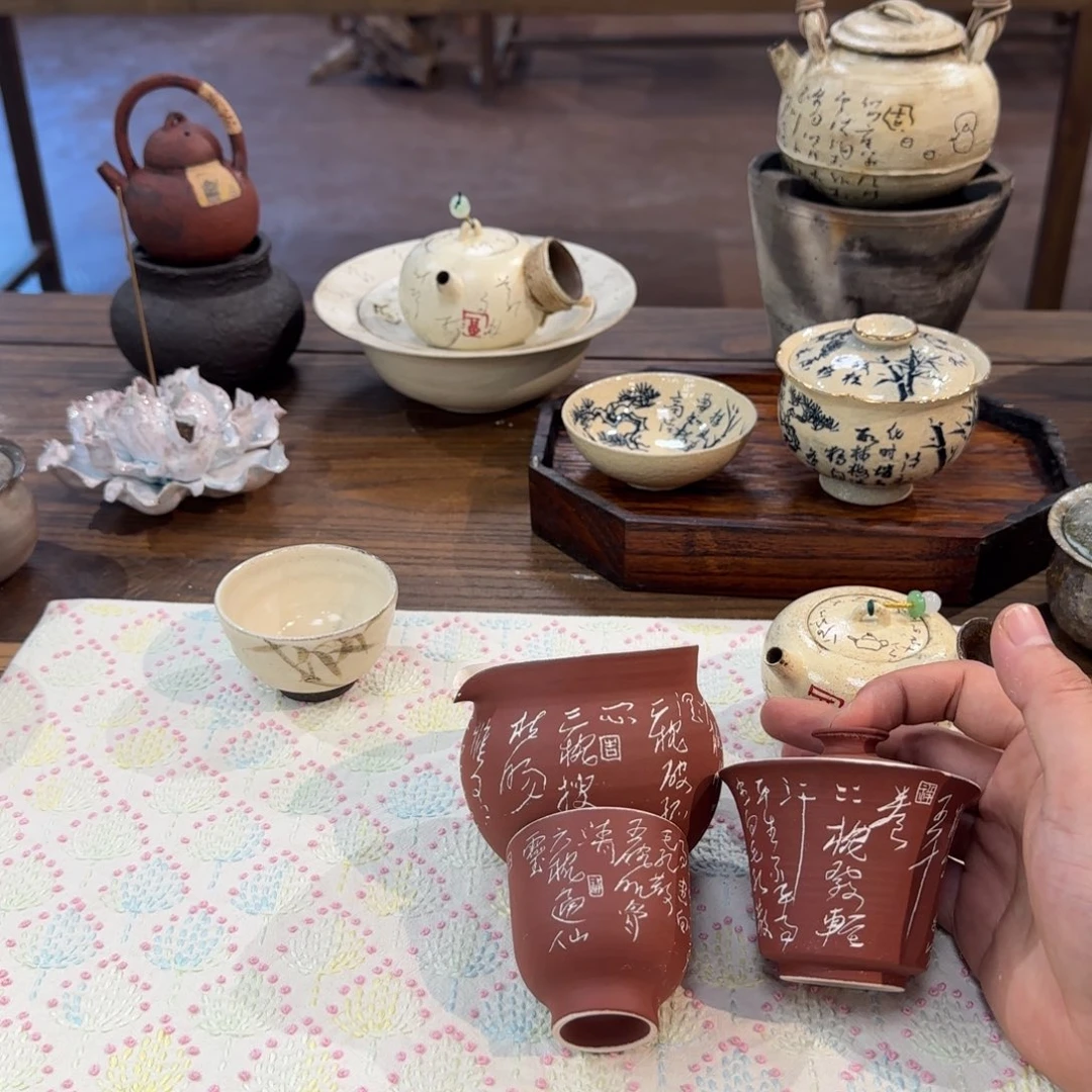 一套景德镇手作器物陶艺