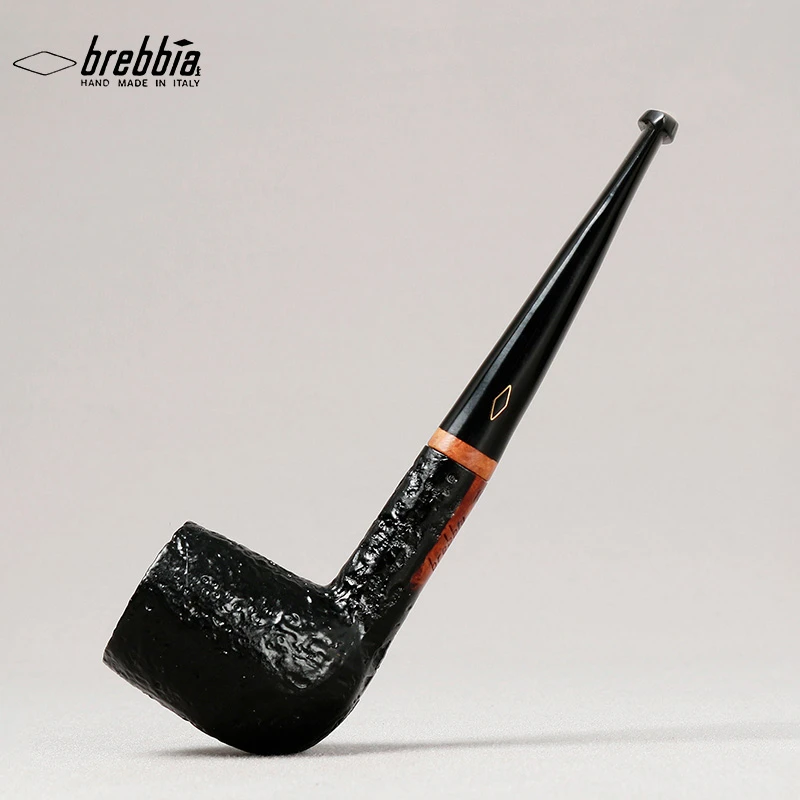 意大利Brebbia芭比 百威 喷砂撞球直斗 3毫米 石楠木烟斗