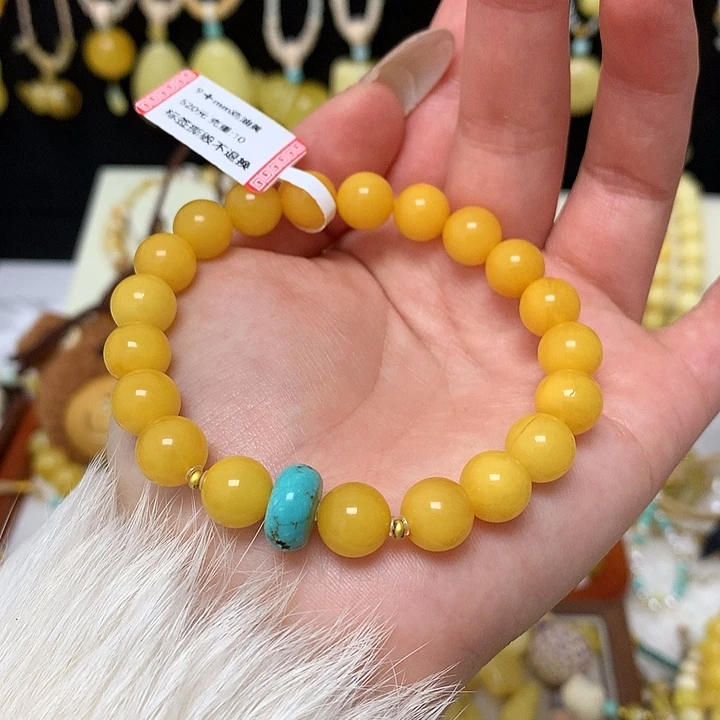 手链蜜蜡未镶嵌蜜蜡手串