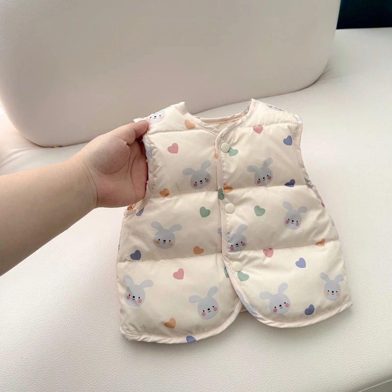 1宝宝马夹秋冬外穿23婴儿坎肩夹棉薄款儿童马甲6保暖女童背心男童