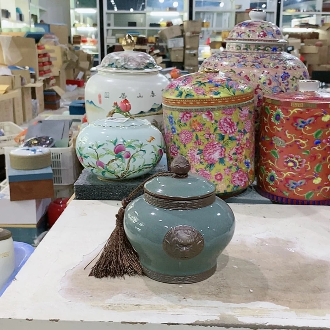 【闪购商品】罐陶瓷罐密封罐茶叶罐