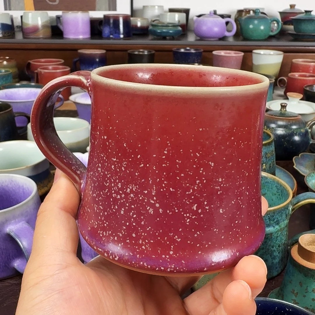 柿叶红马克杯咖啡杯