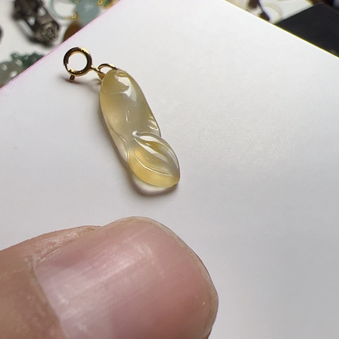 二***菌翡翠散珠翡翠小黄鱼