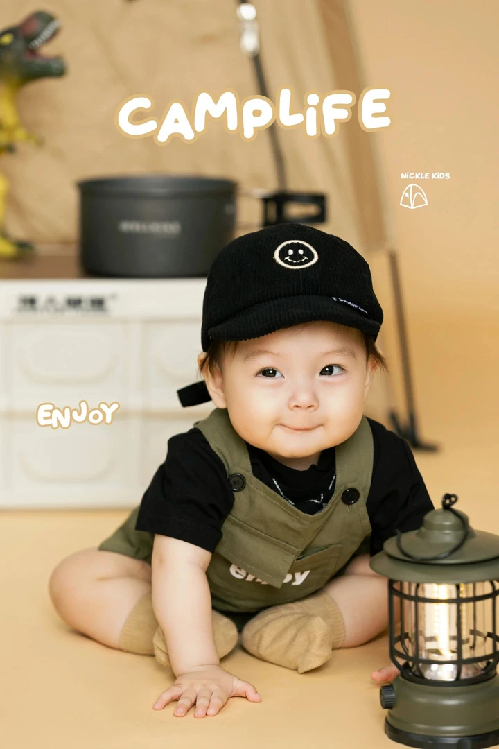 户外露营主题周岁宝宝摄影服装道具宝宝周岁照影楼儿童摄影