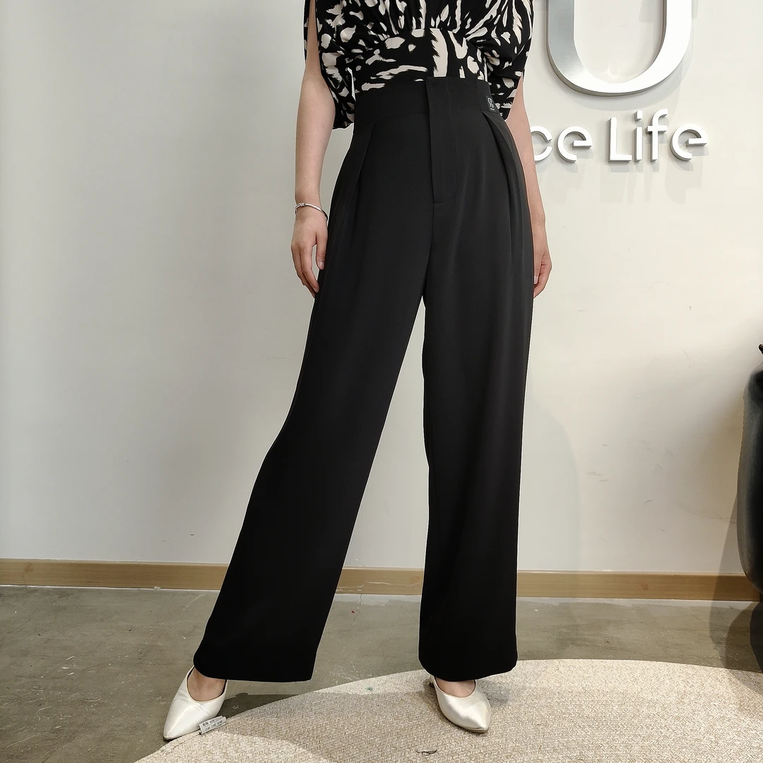 GR2040简约款直筒摩登舞裤国标舞垂顺