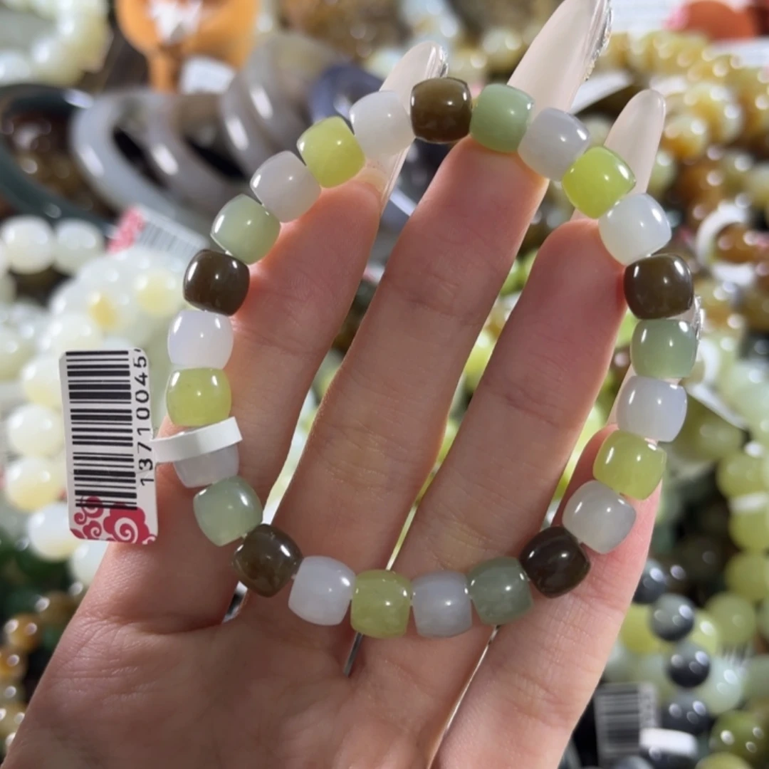 和田玉未镶嵌手链205