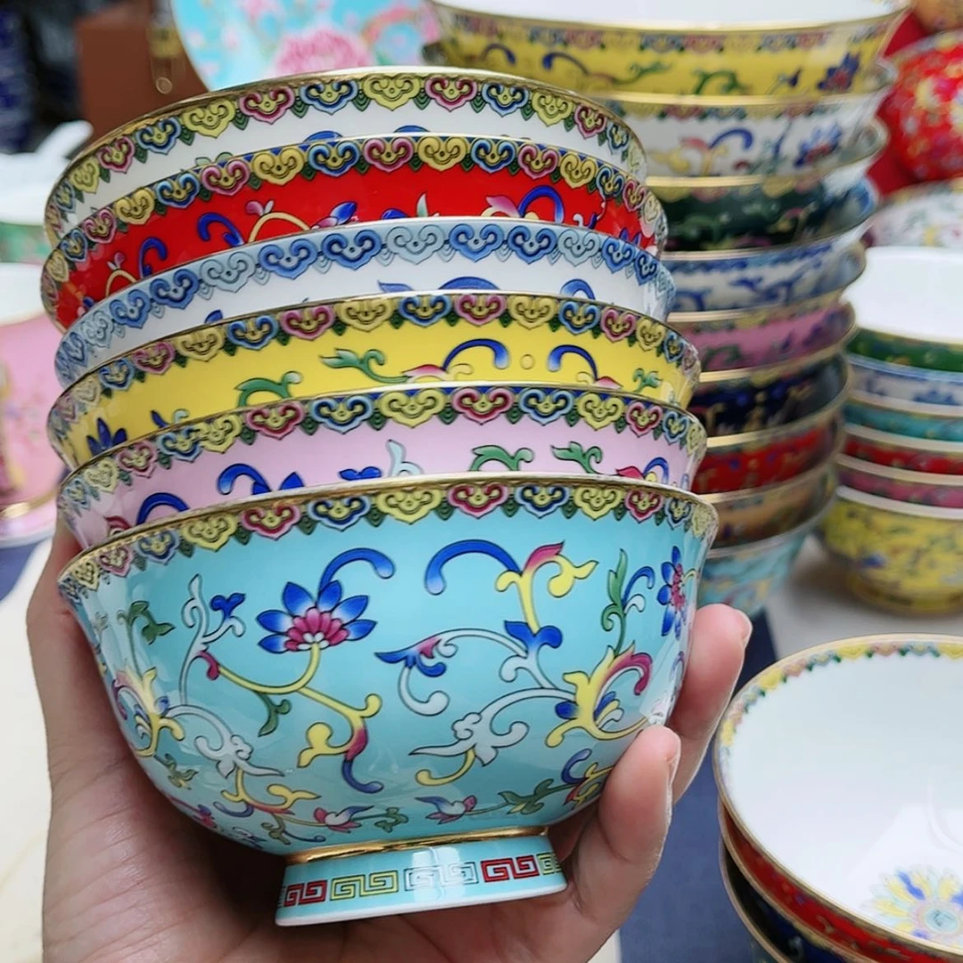 【闪购商品】珐琅4.5寸6个……………………