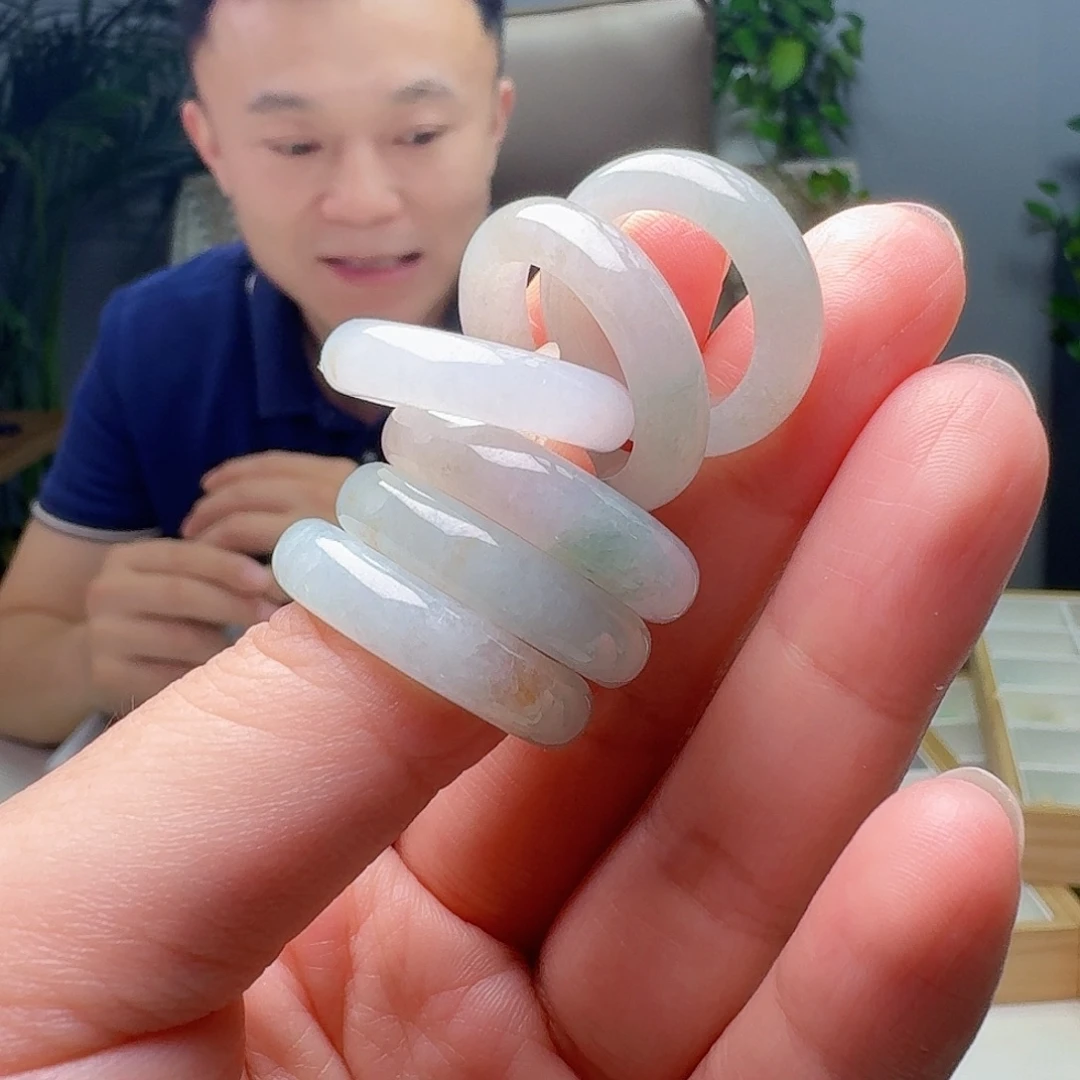 未镶嵌戒指翡翠多样性发货其一