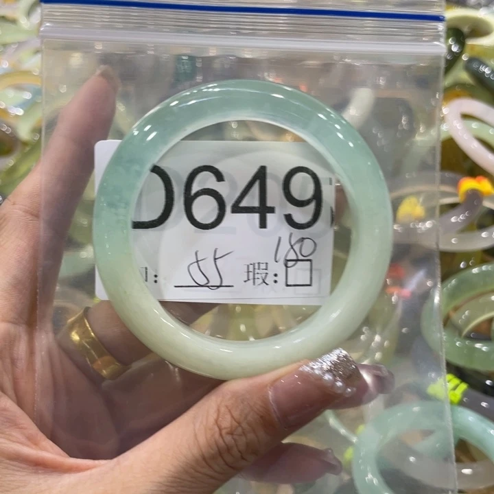 未镶嵌蛇纹石玉手镯u***u