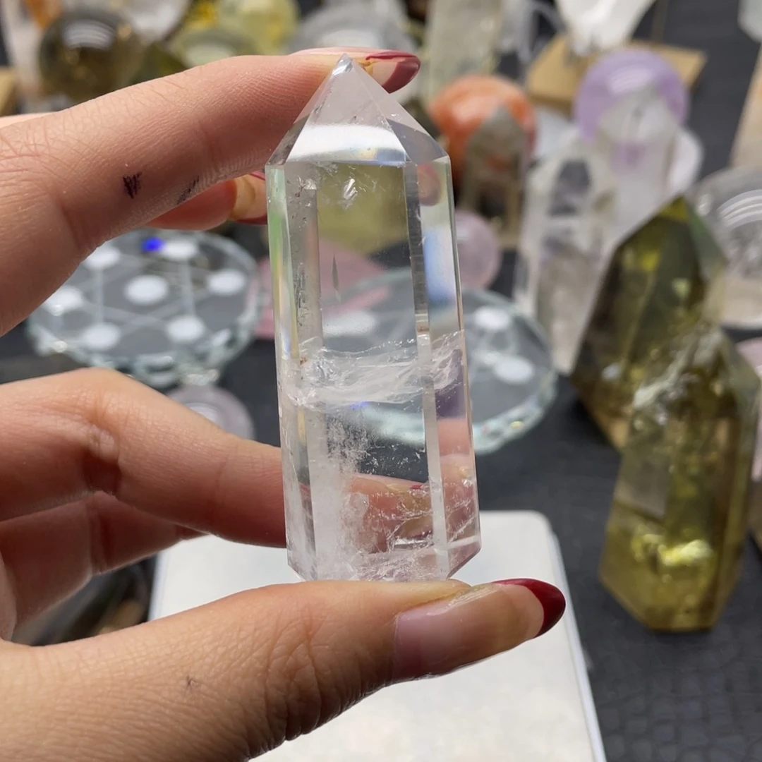 水晶41未镶嵌?****?白水晶柱