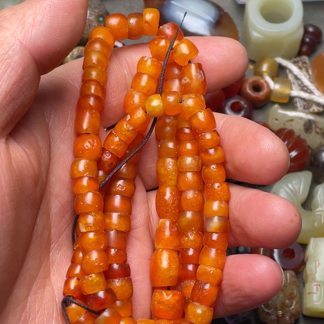 玛瑙/玉髓如图未镶嵌心*旧