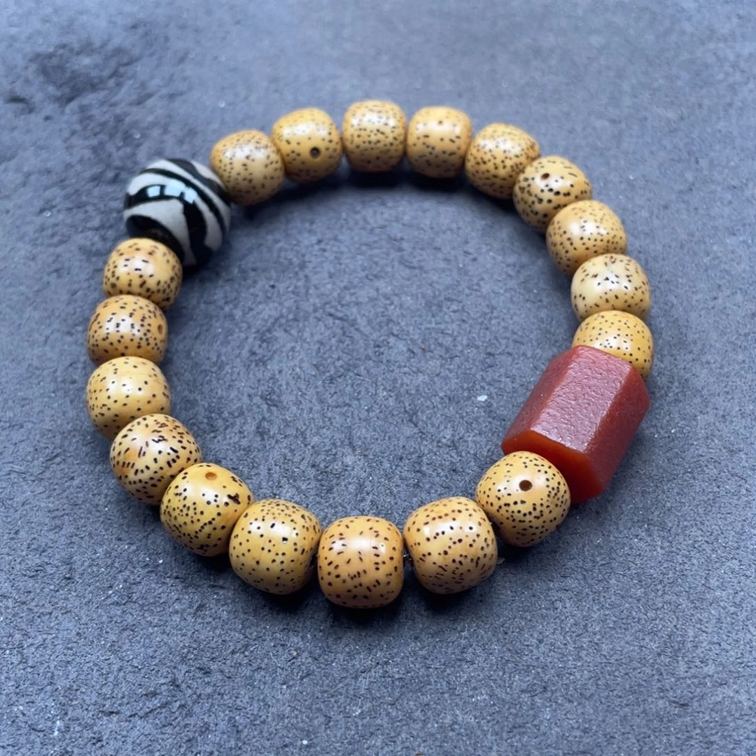 菩提把件未镶嵌星月