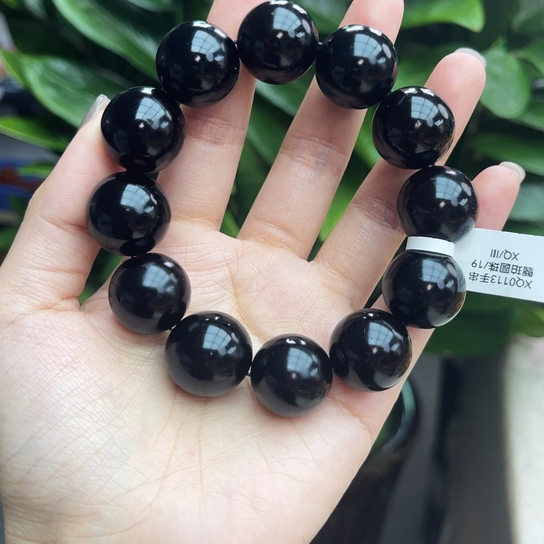 琥珀未镶嵌手链19m翳珀