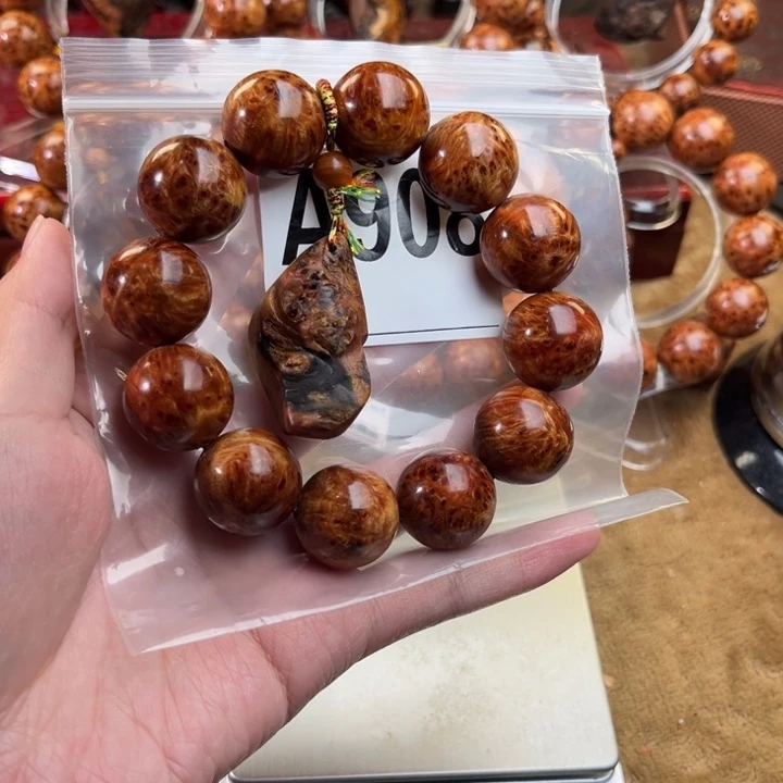 柏木（崖柏）手串/手链2.0金刚骨料