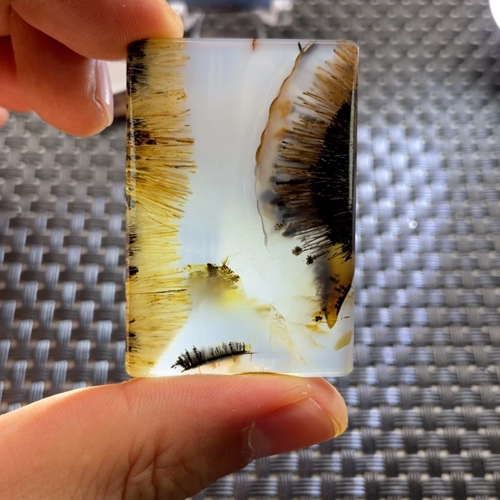 雨***夜玛瑙/玉髓未镶嵌颈饰