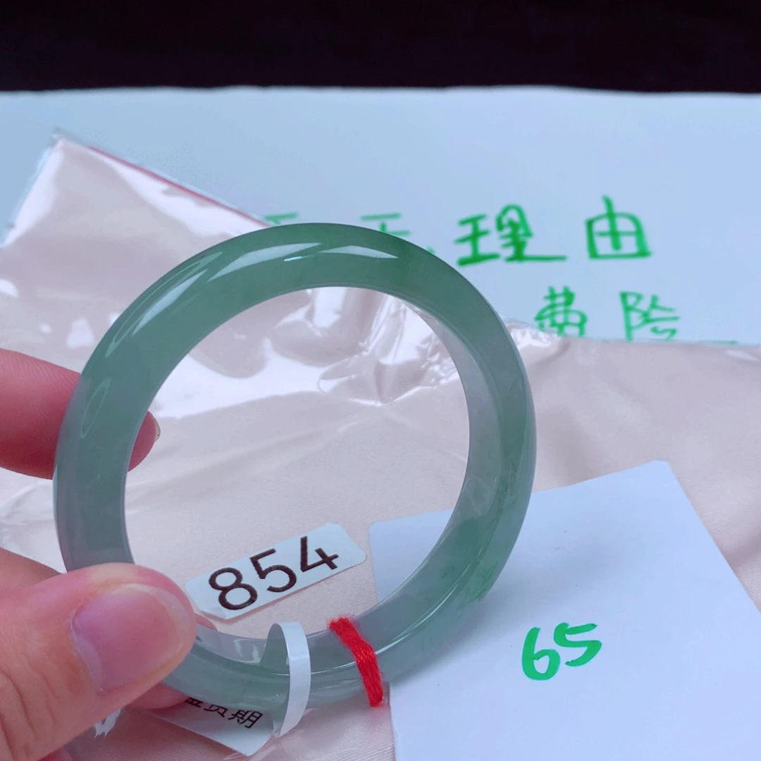 未镶嵌手镯翡翠缅甸天然A货翡翠手镯54
