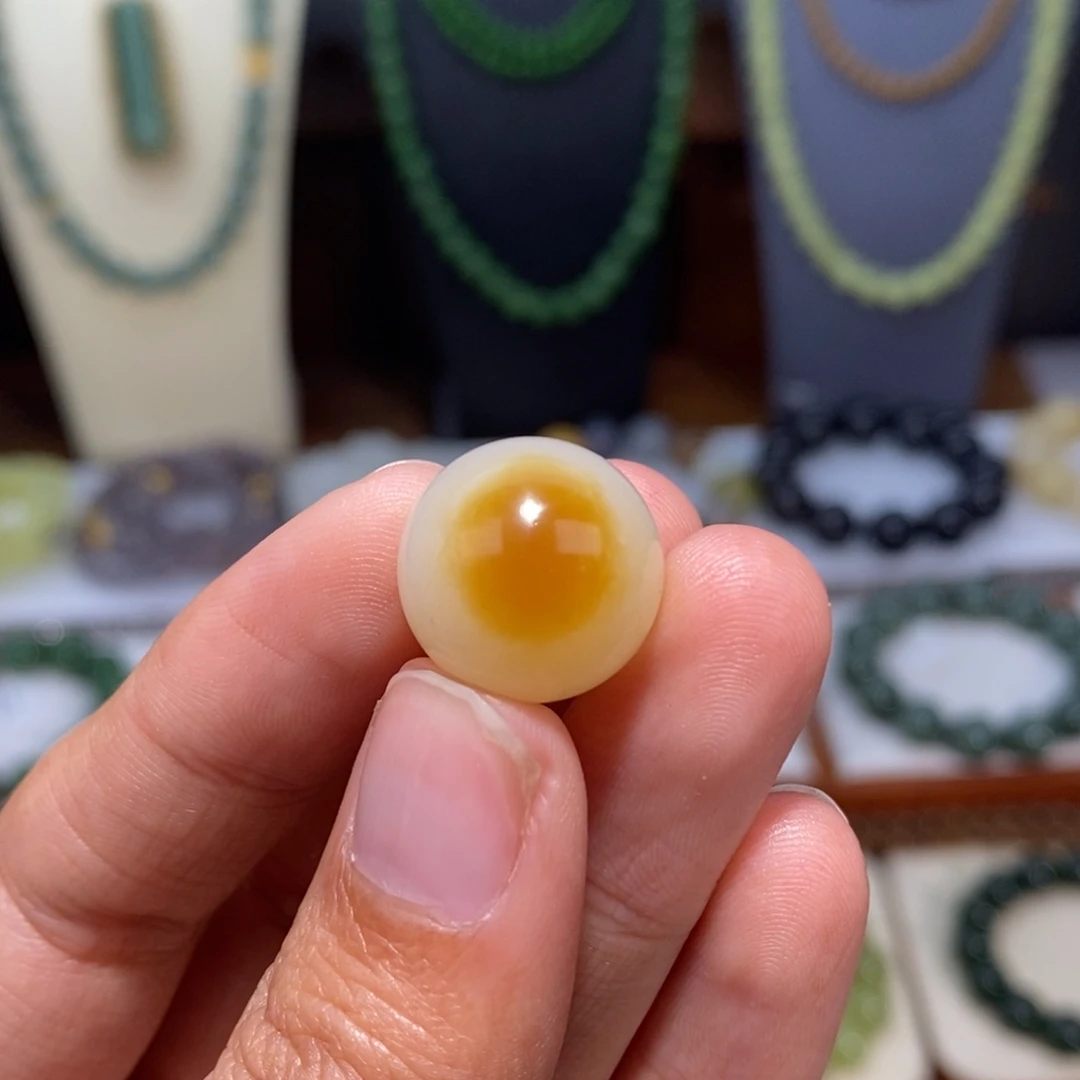 和田玉未镶嵌手串卡16