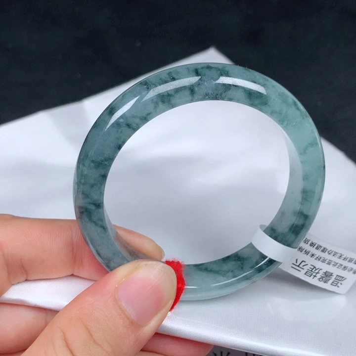翡翠未镶嵌手镯b0331-15