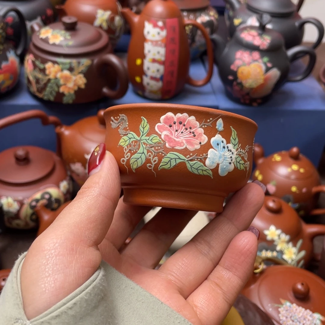 茶杯紫砂紫砂主人杯100cc