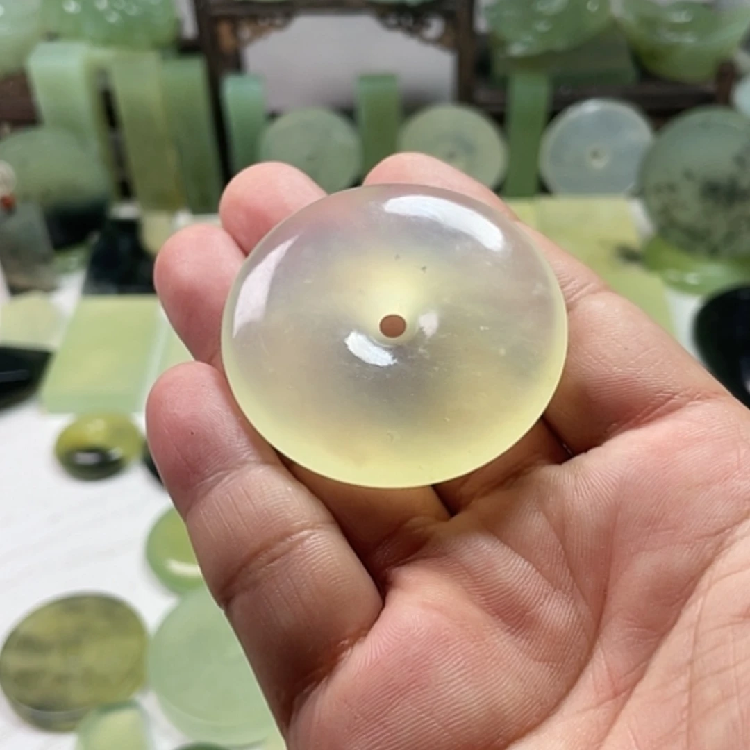 【闪购商品】未镶嵌岫玉挂件静*