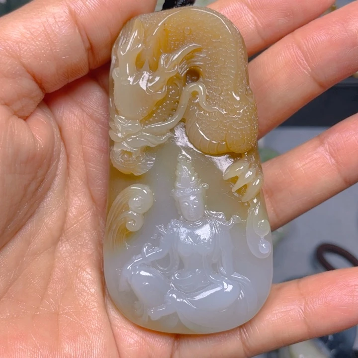 和田玉挂件未镶嵌