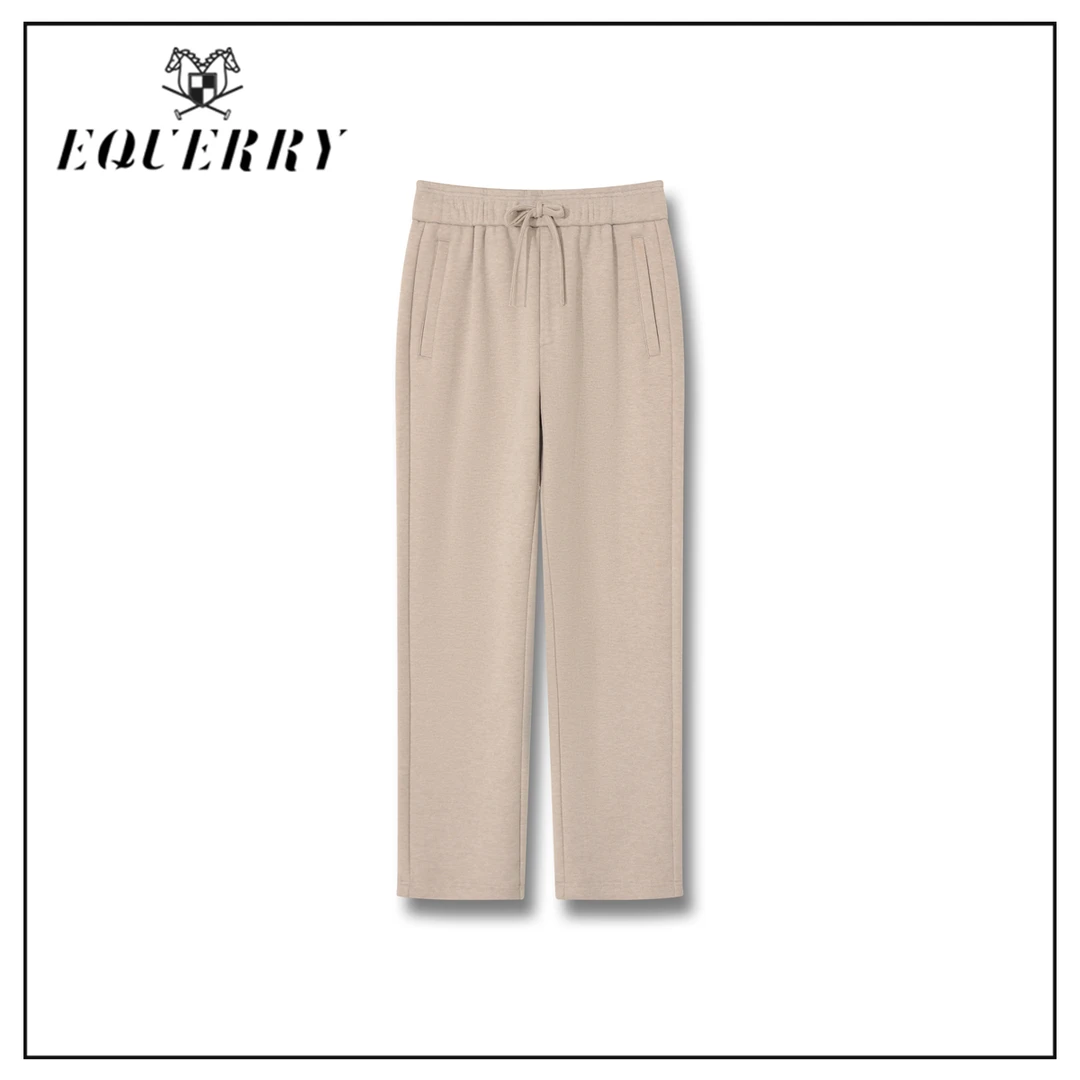 【贺邦夫妇专属】EQ男装冬季拉绒加厚男士直筒休闲裤-K536