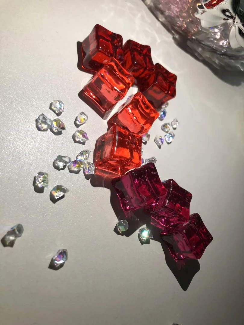 【霓虹夜影】三选一系列夜光细闪冰块摆件