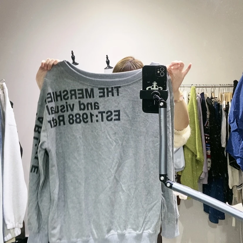 【闪购商品】斜肩卫衣