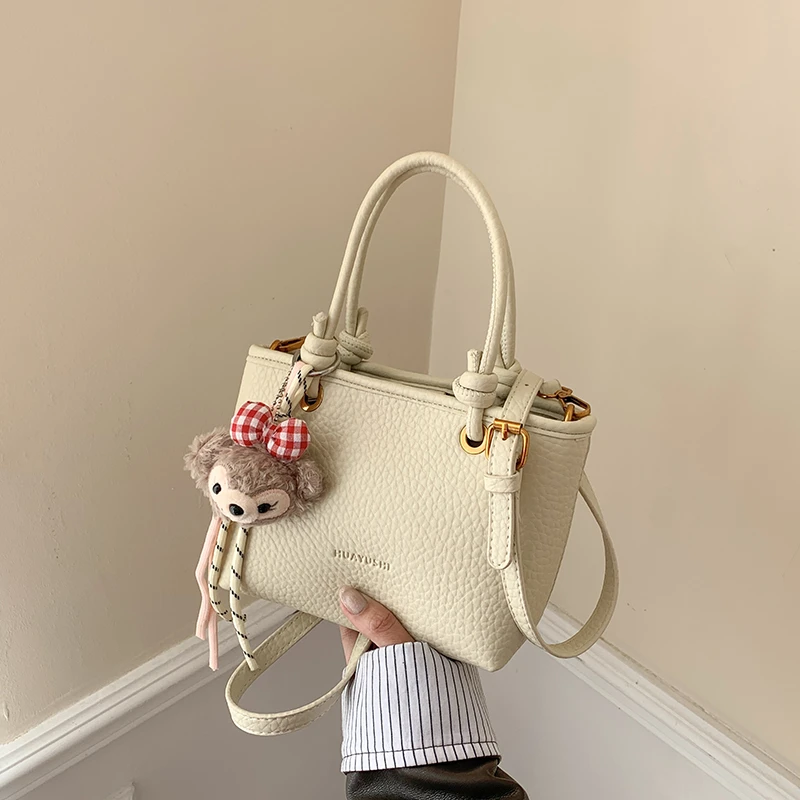 新款2025春季氛围感小包包时尚手提包水桶包复古洋气通勤斜挎包